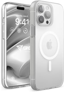 Babilden [Compatible with Magsafe, Transparent, Hard Crystal, Mica