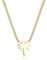 Elli Halskette Damen Palme Strand in 925 Sterling Silber vergoldet