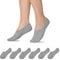 Snocks Chaussettes Invisibles Femme Lot de 6 - Chaussette Mocassin en Coton: Agrèable et Confortable à Porter - Socquettes Femme et Chaussette Invisible Homme - Taille: 39-42
