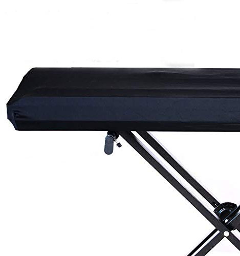 Housse de protection extensible réglable universelle pour clavier de piano électronique 61/73/76/88 touches HCZ14-C avec cordon élastique et fermoir 88Keys