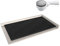 BERNSTEIN Duschtasse 90x160 cm Schwarz matt Flache Bauhöhe, Duschwanne der GT-SERIE aus SMC, Rechteckiges Duschbecken mit Gefälle, SMC -Duschwanne komplett mit Ablaub Typ B