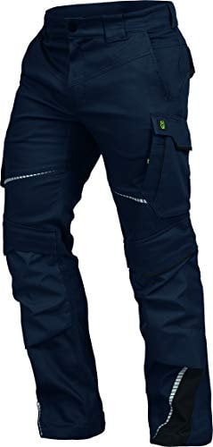 Leibwächter Flex-line Arbeitshose Herren – Marine/schwarz – Gr. 54 – Bequeme Workwear mit Elastan (Spandex) – 60°C waschbar & trocknergeeignet – erhöhte Reißfestigkeit – für verschiedenste Berufe