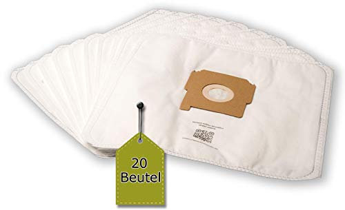 Lot de 20 Sacs d'aspirateur pour Zelmer ZVCA100B + 2 Micro-filtres similaires aux Sacs d'aspirateur Zelmer série 2000 3000