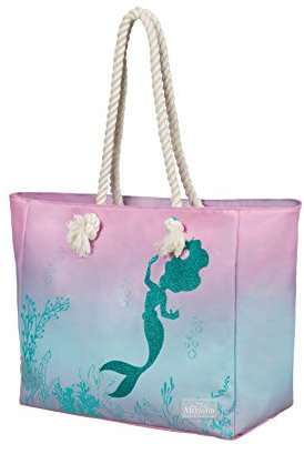 American Tourister Modern Glow Disney - Schultertasche, 42 cm, 25 L, Mehrfarbig (The Little Mermaid)
