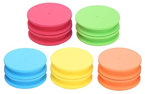 RiToEasysports 10Pcs Fishing EVA Foam Spools Fishing Line Winding Board Fishing Line Storage for Fly Fishing Line Tippet Holder Fishing Tools And Accessories Other Fishing Tools And Accessories