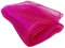 Organza Hot Pink Chair Bows Chair Tie Sash Wider Sashes Fuller Bow Party Decoration (Hot Pink, 50 PCS)