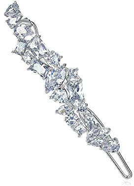 Pince Cheveux Femme,accessoire Cheveux Mariage,diamant Pince Cheveux,accessoires Cheveux Femme,barrette Cheveux Strass diademe femme (Stylisme 1)