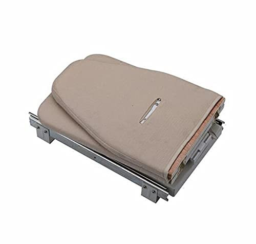 XIAOLIN Pull Out Ironing Board Rotatable Cabinet Built Iron Board Fold Away Drawer,Ironing Table With Heat Resistant Cover