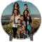 MEGAUK Schieferplatte mit Foto Bedrucken Lassen - Personalisiert Fotodruck Schiefer mit Ständer - Bedruckte Schiefertafel mit Bild Wunsch-Foto - Fotogeschenk Selbst Gestalten (Kreisförmig)