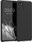 kwmobile Hülle kompatibel mit Samsung Galaxy A41 Hülle - Silikon Handy Case - Handyhülle weiche Oberfläche - kabelloses Laden - Schwarz