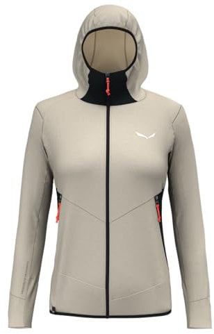 Salewa Lavaredo Hemp W Hooded Jkt. Giacche, Oatmeal/0910, 40 Donna