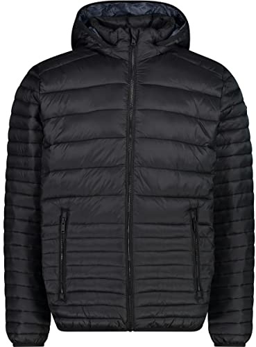 CMP - Man Jacket Snaps Hood, Man, Nero, 52