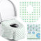 YIHATA 20Pcs Disposable Toilet Seat Covers for Kids and Adults, Toddlers Potty Training in Public Restrooms Travel Hotel Bathroom, Extra Large Size, Individually Wrapped, Waterproof Anti Slip