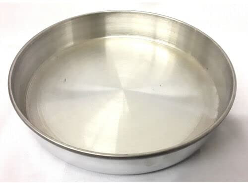 Non-Stick Heavy Duty Aluminium Pizza Baking Tray - 2 Inch Deep Design for Larger Pizzas and Deeper Crusts - Available in 8,9,10,12,14 and 16-Inch Sizes to Fit Any Oven (14inch)