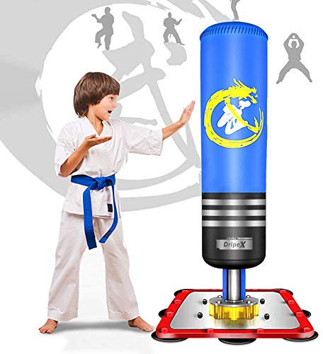 Dripex Boxsack Kinder Freistehender Standboxsack Boxpartner Boxing Trainer Punching Bag