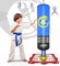 Dripex Boxsack Kinder Freistehender Standboxsack Boxpartner Boxing Trainer Punching Bag