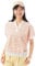 Tommy Hilfiger Maglietta Polo Maniche Corte Donna Regular Fit, Rosa (Breton Ecru/Whimsy Pink), XS