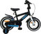 AMIGO Speeder - Kinderfahrrad - 12 Zoll - mit Handbremse, Rücktritt, Lenkerpolster und Stützräder - ab 3-4 Jahr - Schwarz/Blau