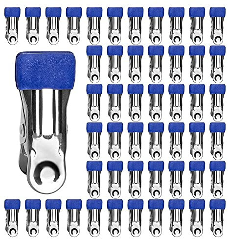 Hopbucan Multifunctional Pool Cover Clamps Stainless Steel Clamps for Above Ground Swimming Pool, for Secure Pool Cover