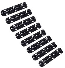 QCAA Solid Brass Surface Bolt, 3, Satin Nickel, 1817 Pack, Made in Taiwan