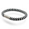 ZISANO Fanband, Armband, Segeltau, 6 Größen, Fußball-Fan, Unterstütze dein Team, Fanartikel (XS, Black & White)