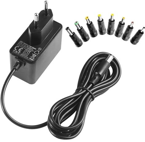 Netzteil 9V 2A Ladekabel für Christopeit AL 2 AX7000 Heimtrainer Ergometer Ersatzteile, Kettler Axos Cross P/Giro P AXOS Cycle P Crosstrainer JAD-0900500E, Laptop Lautsprecher Monitor Ladegerät