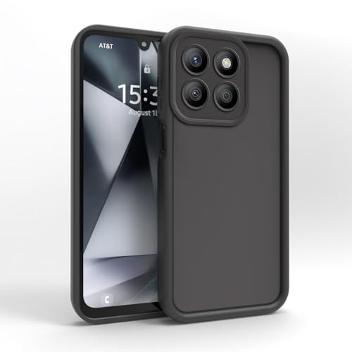 PanXCase Cover per Honor X8b - Custodia Silicone Sottile Elegant Disegni Morbida Leggera, Protezione Fotocamera Antiurto Antigraffio Case (Nero)