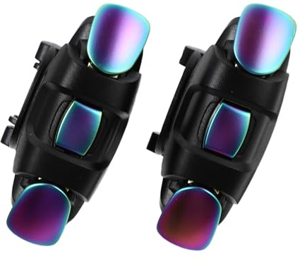 Spielgriff Trigger für Smartphones Kompatibel, Leicht und Tragbar Schwarz | Kunststoff, Legierung und Silikon, Blockiert die Kartenansicht Nicht, Praktisches Zubehör für Mobiles Gaming