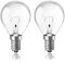 2 Pack Wax Warmer Bulbs, Dimmable Scentsy Light Bulbs for Warmers, 2700K Warm White, G45 E14 Small Edison Screw Bulb Replacement Bulb for Wax Melt Burner, Oven Lamp -1.77 * 3.0in/E14 Base