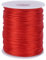 Luabue 1,5mm x 100m Colorido Hilo Pulseras Elastico Hilo Encerado de Nylon de Colores para Pulseras Adecuado para La Fabricación de Joyas de DIY, Pulseras, Decoraciones (Rojo, 1.5mm x 100m)