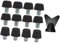 MagiDeal 12 Stück Fußballschuh-Spikes für Laufschuhe, Zubehör, Player M5.85, rutschfeste Fußballschuh-Spikes für Adidas