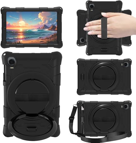 EspZanthic Coque Étui pour ALLDOCUBE iPlay50 Mini/iPlay50 Mini Pro/iPlay50 Mini Pro NFE/iPlay60 Mini Pro 8,4, Support Rotatif 360°/Courroie de Main, Bandoulière, Stylet