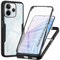 WeiCase Funda para xiaomi redmi Note 14 5G, Transparente 360° Protección Funda con Protector de Pantalla Integrado Antigolpes Silicona Carcasa para redmi Note 14, Negro