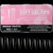 Luoqun88 600PCS Soft Gel Nail Tips - Clear ABS Material, Stiletto Shape, Full Cover, 12 Sizes, 1 Set