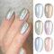BORN PRETTY Magnetic Gel Nail Polish Pink Green Purple Blue Jelly Glass Crytal Color with Magnet Soak-Off U V LED Cat's Eye Effect Gel Polish for Nail Art Salon DIY Home 6PCS