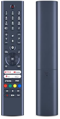 GOUYESHO RC45165T RC45195T Remote Control Compatible with Panasonic 4K LED Ultra HD TV TB-50W60AEY TB-43W60AEY TB-55W60AEY TB-65W60AEY W60 Series TX-42MZ800B TX-55MZ800B TX-65MZ800B (No Voice)