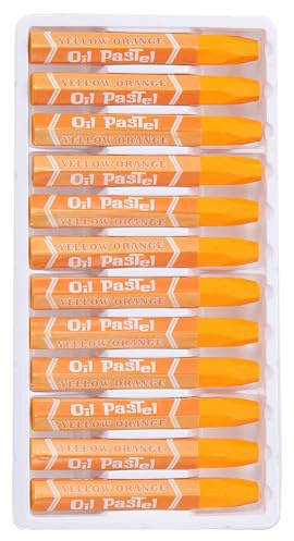 PATIKIL 36Pcs Pastels À L'huile Jaune Orange Crayons À L'huile Doux | Pastels Vibrants Et Crémeux, Fournitures D'art, Pour Peinture Dessin Mélange Graffiti, Pour Artistes Débutants