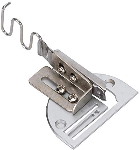 WXCHISU Cartella per macchina da cucire in acciaio inossidabile per raccoglitore in pelle, strumento pratico per macchina da cucire per computer a punto annodato, efficienza