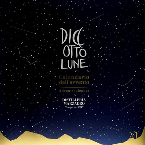 Distilleria Marzadro Adventskalender Diciotto Lune Grappa Italien inkl. FeinWert E-Book