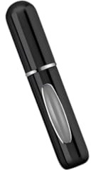 5ML Perfume Atomiser Refillable Bottles, Portable Mini Travel Perfume Atomiser, Empty Spray Bottle in Black, Aluminium