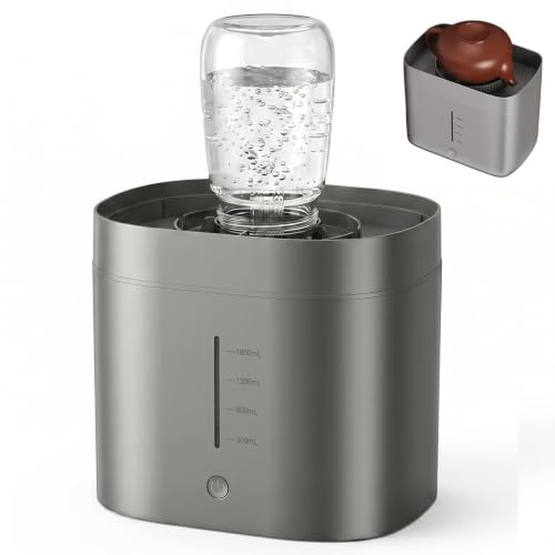 Rince-verres et lave-tasses/bouteilles électrique, appareil de lavage portable, réservoir d'eau de 1800 ml, idéal pour le nettoyage des tasses à la maison, les cafés et les bureaux.