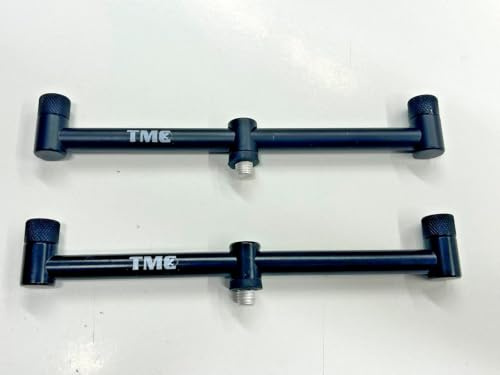 TMC 2 x 2 Rod Anodized Aluminium buzz bars. 20cm. Lightweight, standard threads. Carp and Coarse Fishing Tackle