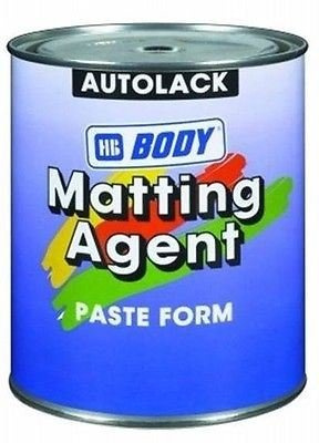 HB Body Car Paint Matting Agent Paste 1L Matt Additive Designed For Reducing The Gloss of 1K & 2K Car Paints