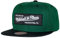 Mitchell & Ness Box 2 Tone Logo - Flat Visor Snapback Basecap, DarkGreen-Black