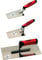 HAROMAC Kellenset Maurer | 3 teilig | Made in Germany | Glättekelle 280x130mm - Maurerkelle S-Hals 160mm - Berner Putzkelle 140 mm | rostfreier Edelstahl | 2 Komponenten Softgriff | Profiqualität