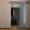 PORTA SCORREVOLE ESTERNA IN VETRO SATINATO 80X210 (SINISTRA)