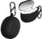 kwmobile Case Compatible with Oppo Enco Air/Enco Air W32 Case - Silicone Cover Holder for Earbuds - Black