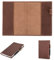 Hiram Genuine Leather A5 Notebook Cover Durable Refillable Vintage Leather Protective Cover for A5 Notebook Traveler Diary (A5)
