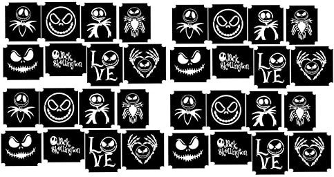Nightmare Before Christmas Collection (Nightmare before christmas Tattoo Stencil)