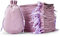 Soul Projekt Rounded Velvet Bags Lilac 13x20cm x25 - Purple Jewellery Pouches, Drawstring Bag for Wedding Party Favours, Diwali Mini Bags, Velvet Pouch for All Occasions